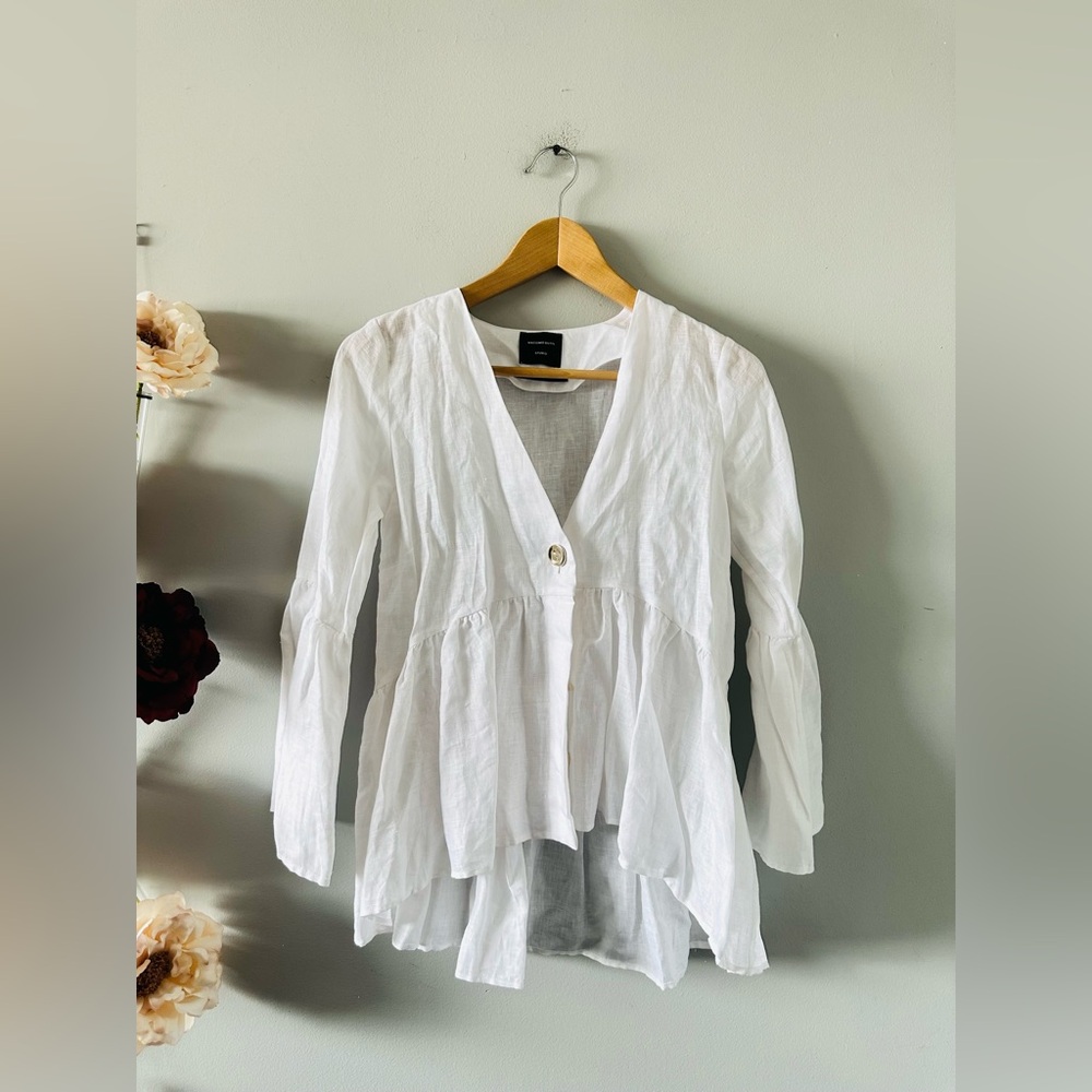 Massimo Dutti | Linen Blouse